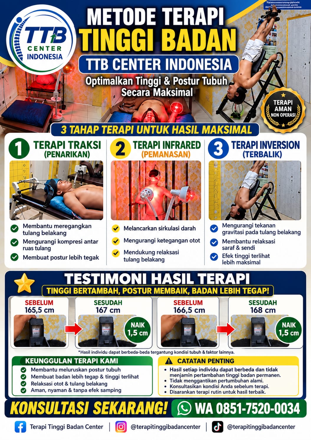Proses terapi TTB Spine Center