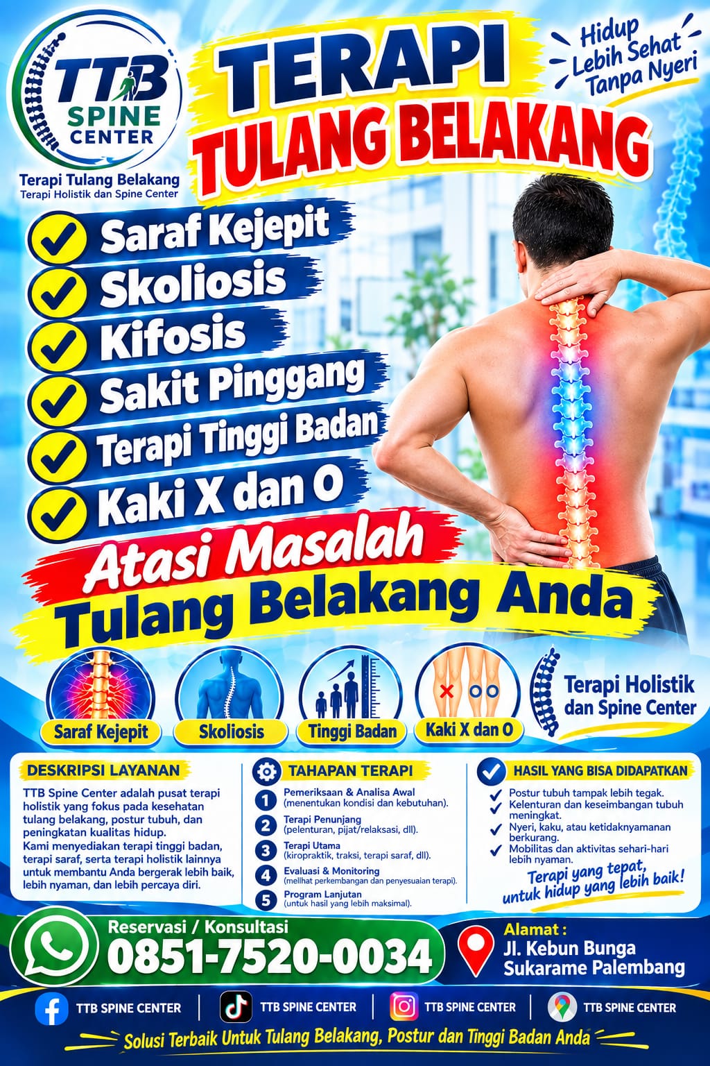 Layanan terapi TTB Spine Center